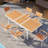 83" Long Aluminum Dining Table Extension Table-105703371