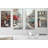 "Eiffel View From Charlie's Cafe" par Ruane Manning, ensemble de 4 reproductions sur toiles-63563085