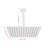 304 Stainless Steel Bathroom Rain Shower - High , Self Nozzles, 12X12x10, White, Relax In Luxury Ultra-Thin Rainfall, Self Clean, 12"X12"X10", Bathing Option-121244994