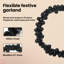vidaXL Christmas Ball Garland 186 cm Polystyrene-1584043766