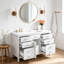 Meuble-lavabo 48 po avec lavabo en résine