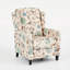 Fauteuil inclinable manuel à imprimé floral-1456641075