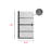 55'' H X 31.5'' W Pivot Frameless Tub Door With 1/4'' Tempered Glass And Matte Black Hardware