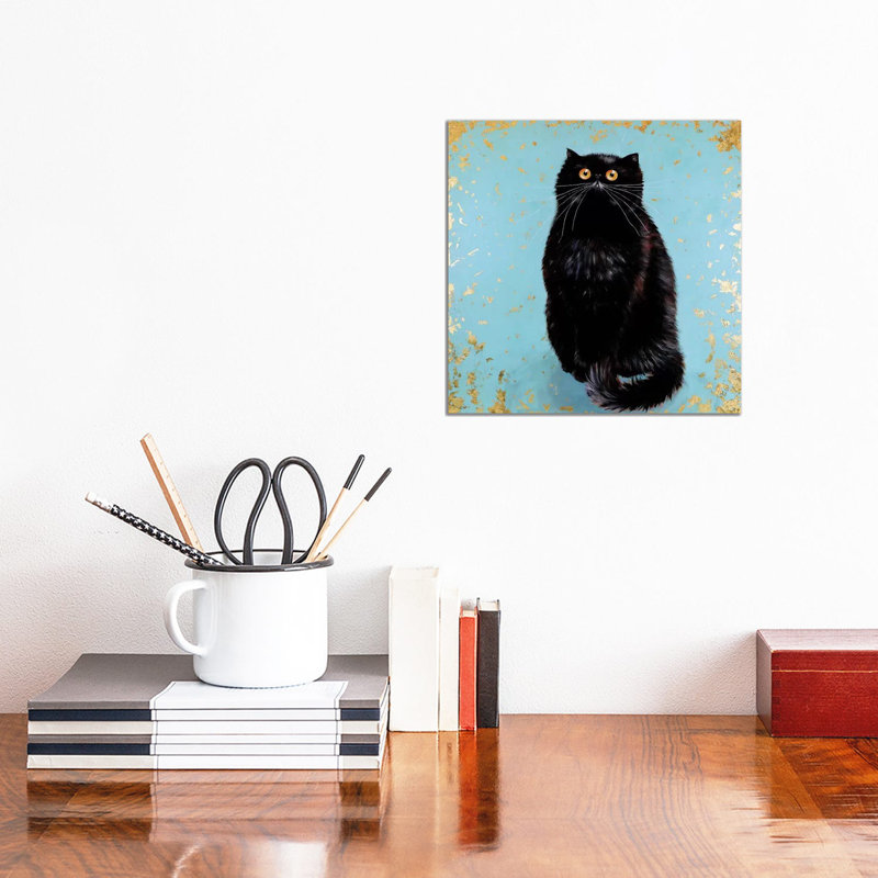 " Hendricks " by Kim Haskins, Wrapped Canvas, No Mat, 12" H x 12" W x 1.5" D