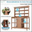 Grande table de rempotage en bois pour l'extérieur de 66 pouces avec 2 tiroirs, parfaite pour le jardinage et le rangement-141411556