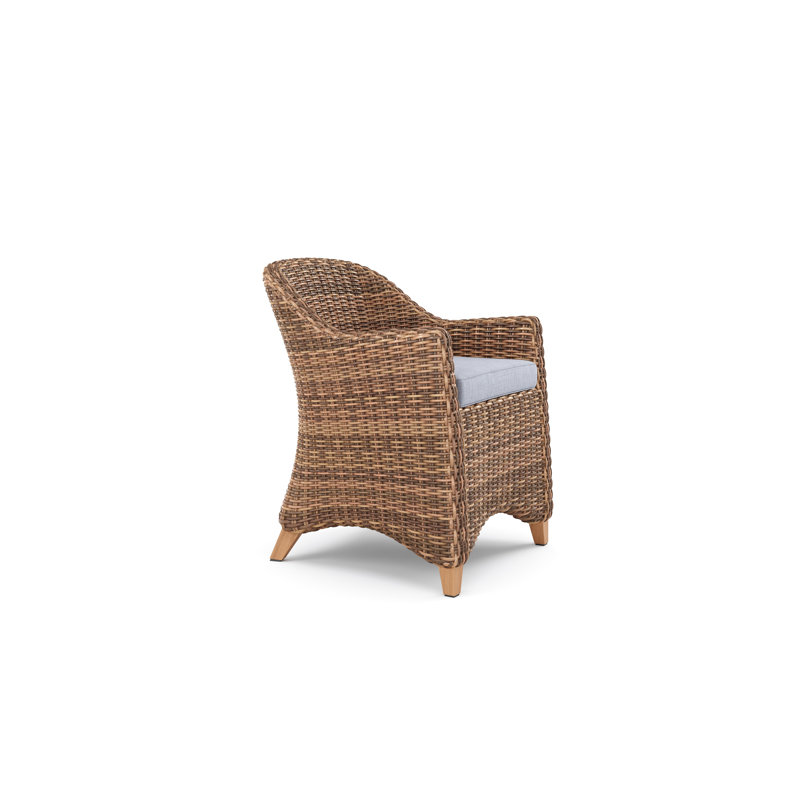 Truss Outdoor Teak Dining Armchair