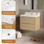 Ensemble de meuble-lavabo mural 30 po avec lavabo Dyerville