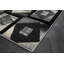 Tapis abstrait blanc / gris anthracite Tyka-69523387