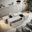 Rectangular Sliding Top Coffee Table With 2 Drawers And 2 Hidden Storage Compartments