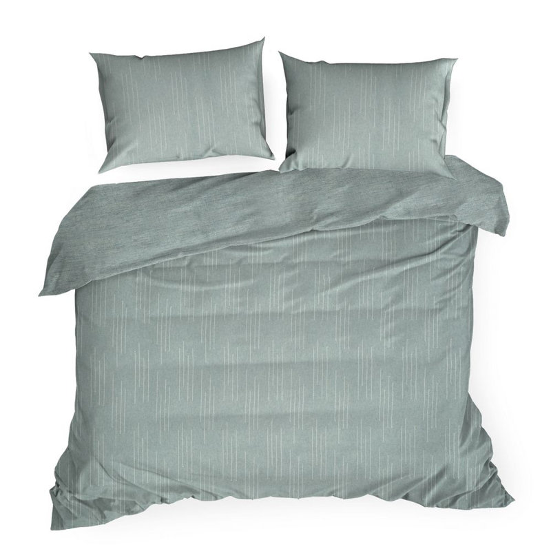 Solid Colour Duvet Cover Set with Pillowcases