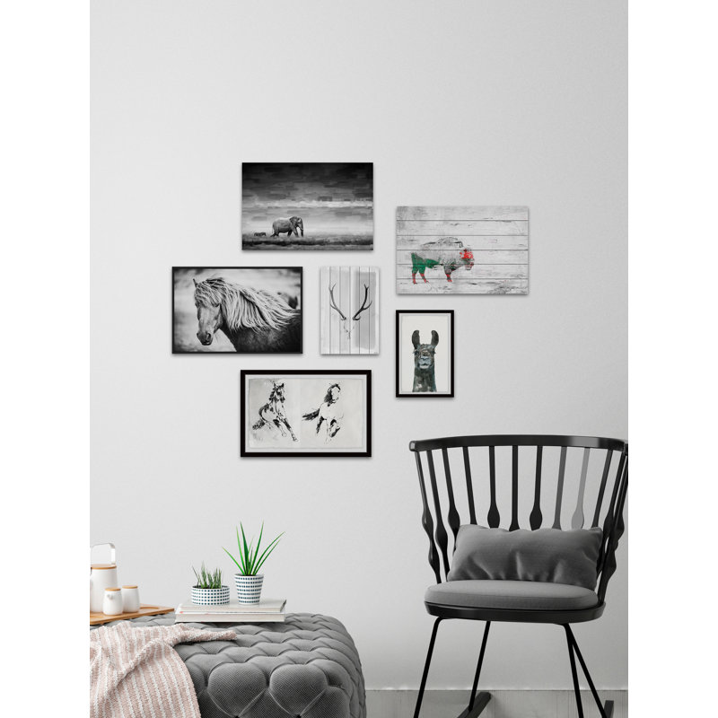 « la grande migration » hexaptych