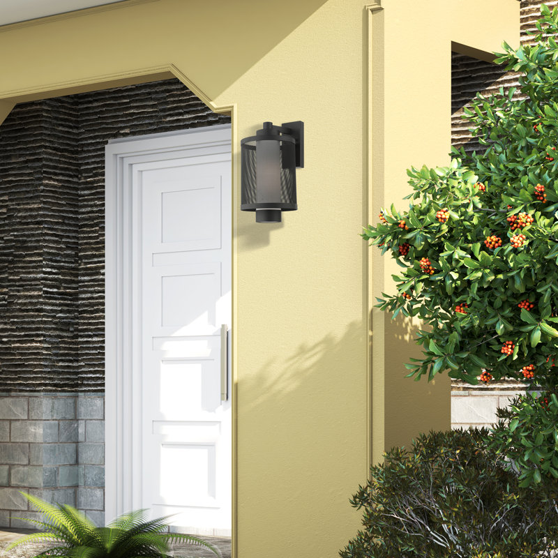 Wall Light, Textured Black