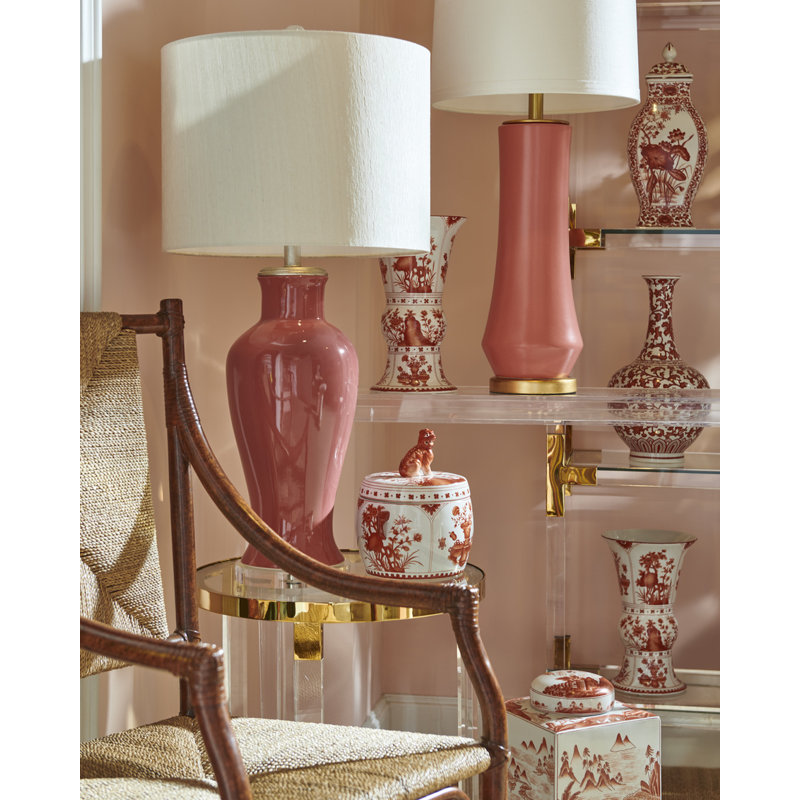 Pot en porcelaine 14,5 ", Rouge