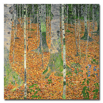 " The Birch Wood " by Gustav Klimt