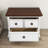2 - Drawer Nightstand in White Walnut
