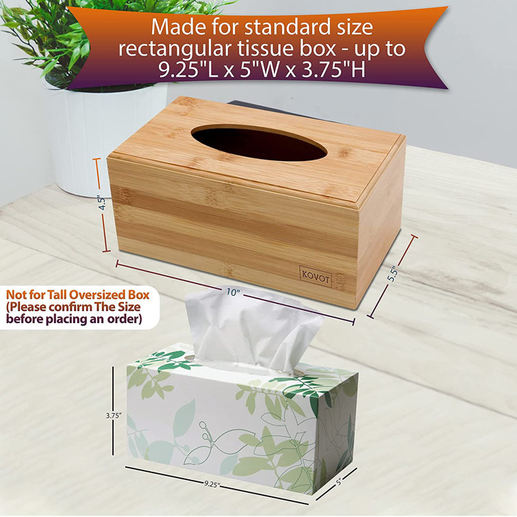 Rectangular Tissue Box Cover, Decorative Paper Box, Napkin Holder