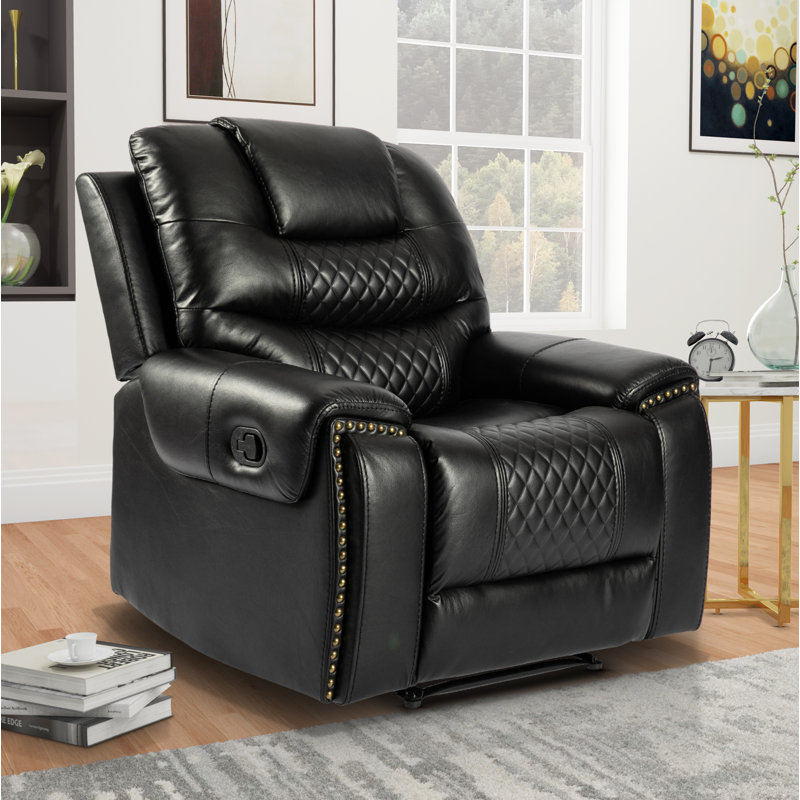 Hasad Standard Manual Recliner, Black