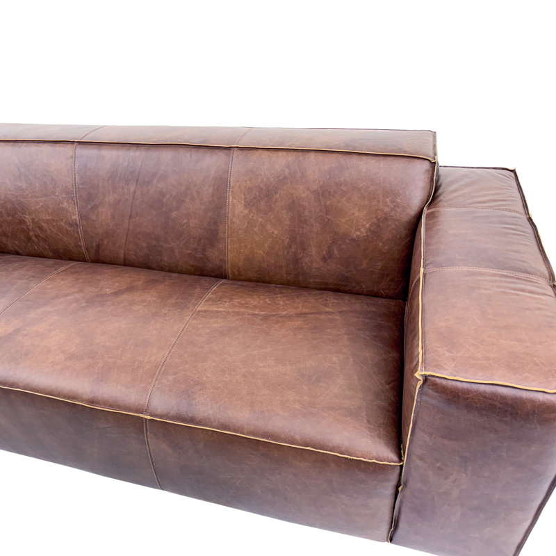 Cameron 85" Premium Leather Sofa