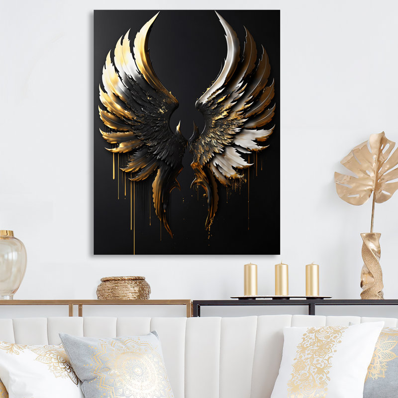 Décoration murale en métal Hayslee, H 32 po x l 16 po x P 1 po