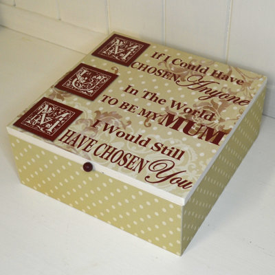Tosha Handmade Wooden Memory Box