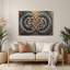 Chats égyptien Mau gris, art mural en métal-979229187