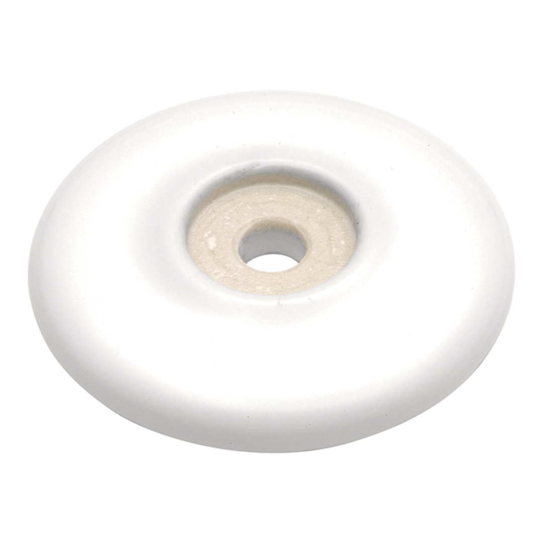 English Cozy White Modern & Contemporary Knob Backplate Hickory Hardware
