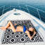 Tapis de sol d'extérieur réversible 100% plastique recyclé Dalice-1425863799