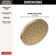 Rain Fixed Shower Head with H2Okinetic Technology, 2.5 GPM
