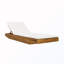 Chaise longue de patio avec coussin à 2 volets-637193028