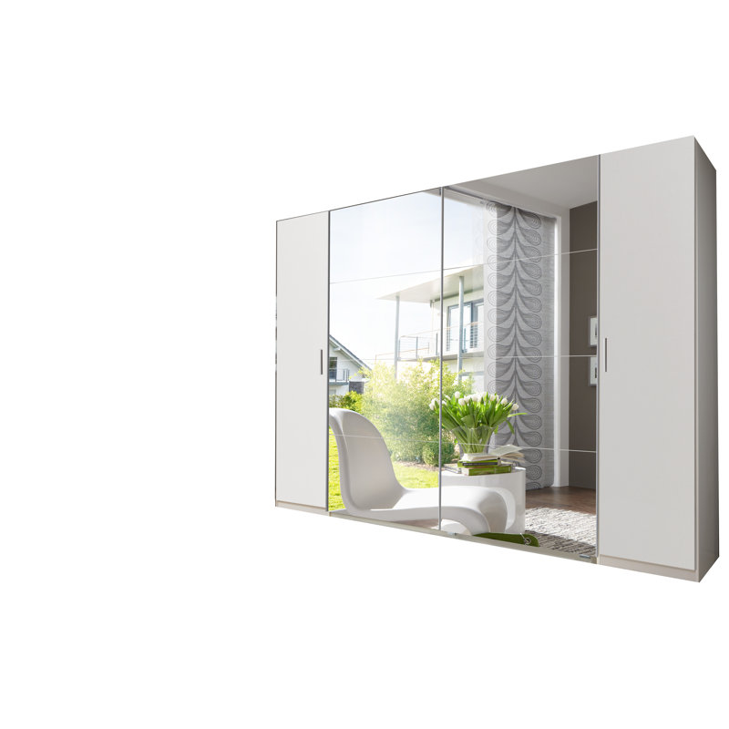 Latriece 2 Door Manufactured Wood Wardrobe, 210 cm H x 316 cm W x 64" D