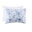 Housse de couette à rayures florales bleues fascinantes 100% microfibre fascinante-126060680