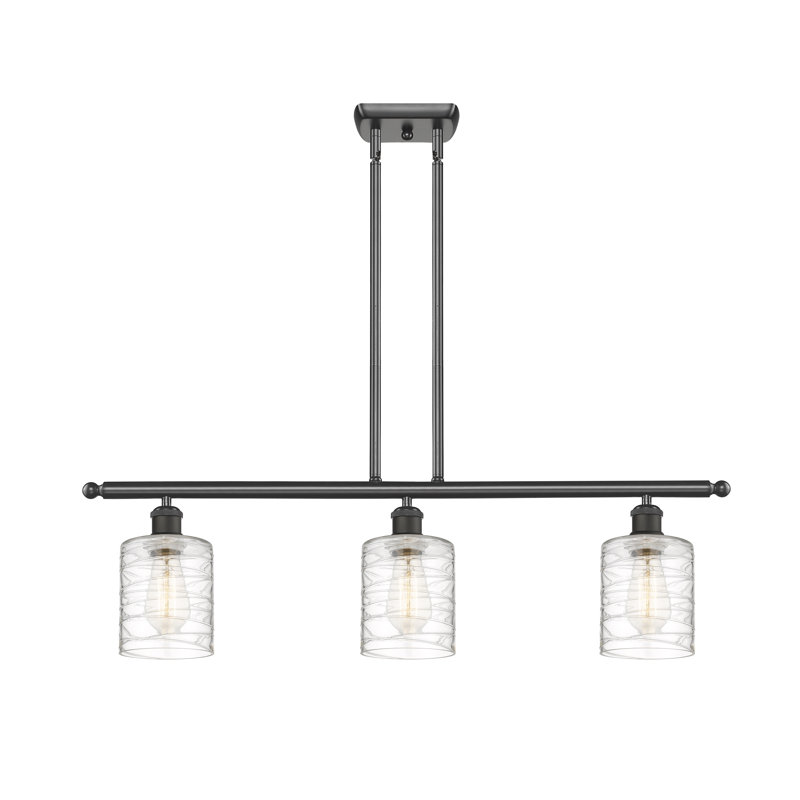 Karon 3 - Light Kitchen Island Pendant, LED, Oil Rubbed Bronze
