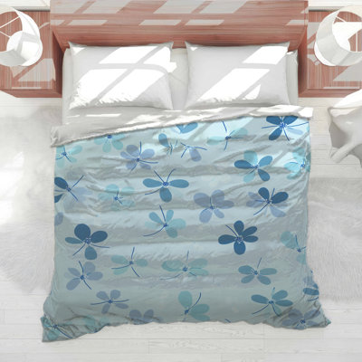Fleurs édredon floral édredon scandinave