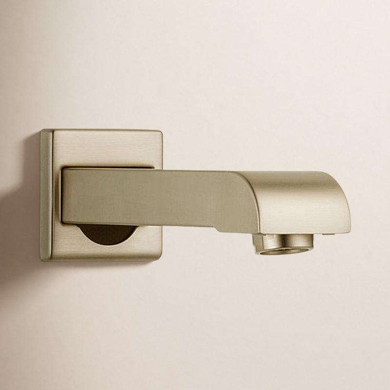 Vero Wall Mounted Tub Spout Trim, Brilliance Champagne Bronze