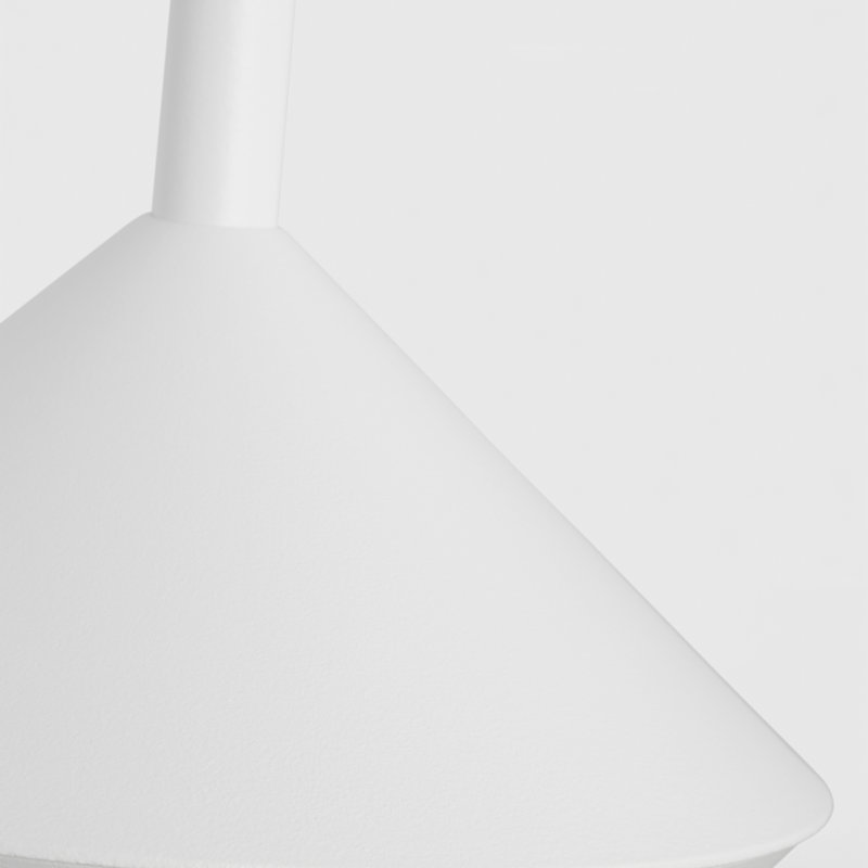 Moneta Accent Rechargeable Table Lamp, Matte White
