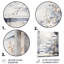 Floral Snow Window View In Winter 1 - Japan Metal Wall Art-101156175