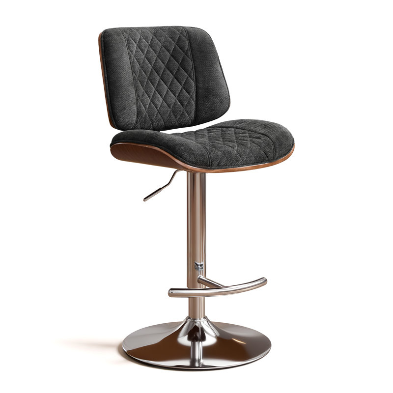 Ensemble de 1 tabourets de bar Modern, Noir, 1