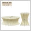 Ensemble de 2 tables basses en fibre de verre