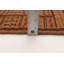 Tapis en laine fabriqué à la main brun