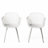 Poppy Chair Outdoor - White, Weather , With Elegant Mesh Pattern In White To Weather, Strong Frame And Design-1194567269