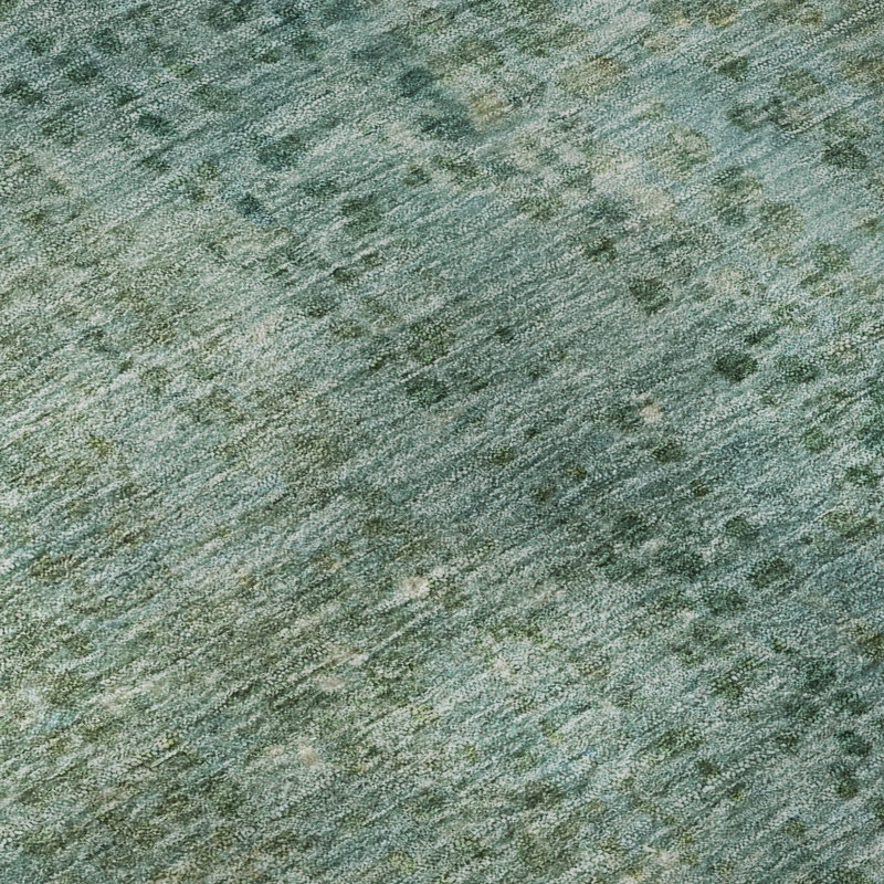 Premium Machine Washable Mayfield Abstract Rug, 1'8" x 2'6", Teal