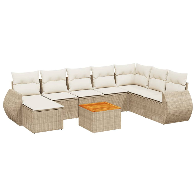 Ensemble de canapé de jardin Vidaxl