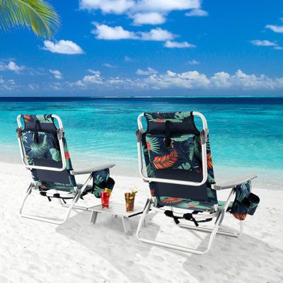 Khanh Folding Beach Chair by Bayou Breeze