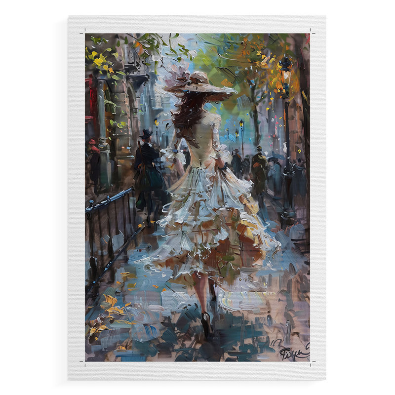«WOMEN Series DCCL III», reproduction sur toile de qualité supérieure seulement - non encadrée - prête à être accrochée