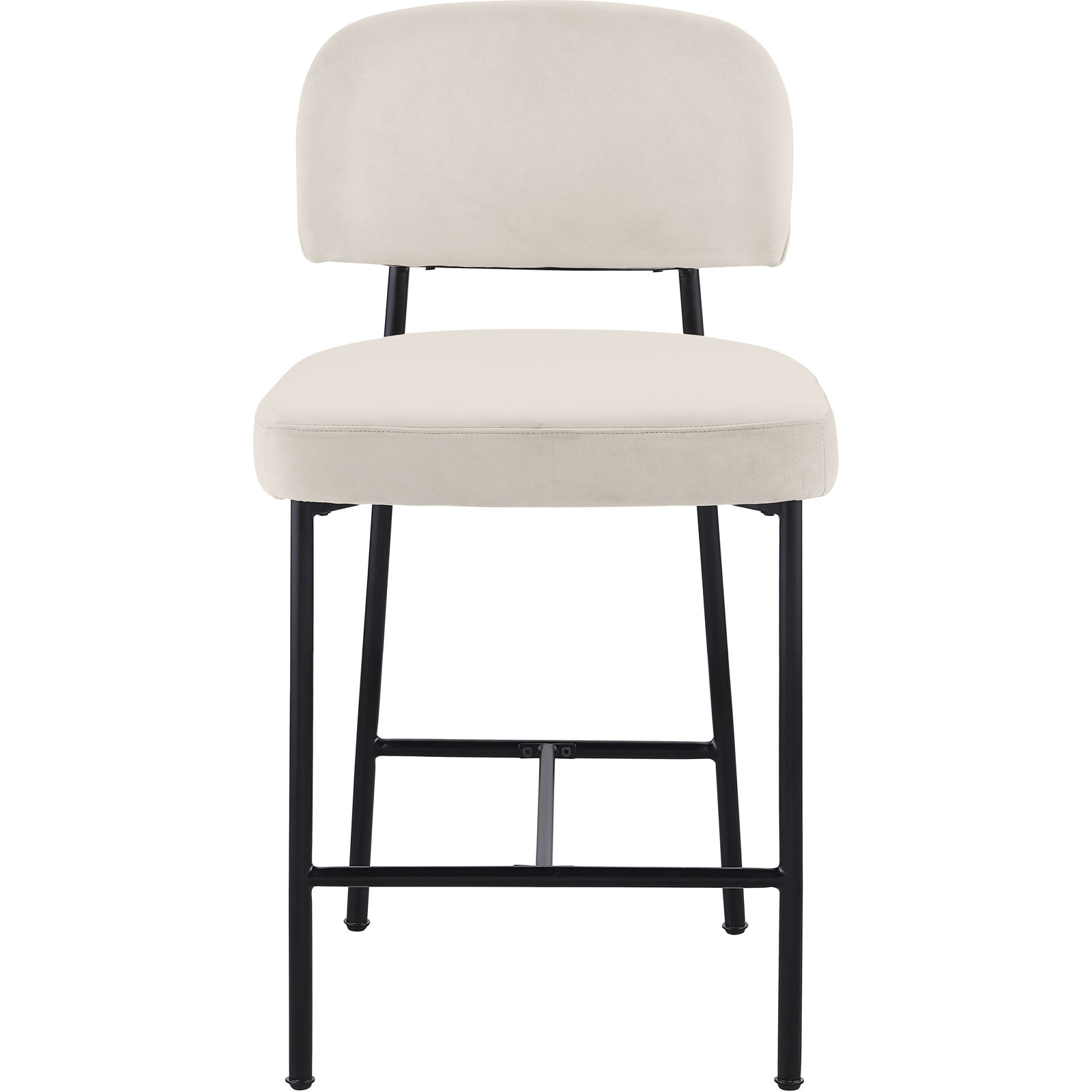 Zarelle Upholstered Counter Stool, Cream Performance Fabric