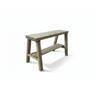 Daigen Solid Wood Storage Bench
