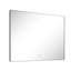 Miroir à DEL 60 po x 36 po pour meuble-lavabo, fixation murale, brouillard, fonction mémoire, grand meuble-lavabo réglable réglable et incassable 60 po x 36 po avec dossier, mémoire, grand, réglable, incassable