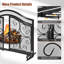 Robinett 1 Panel Iron Fireplace Screen