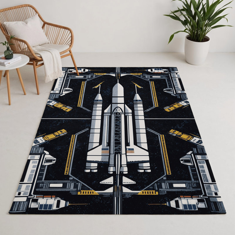 Tapis intérieur et extérieur gris Transport, Rectangle 9 pi x 12 pi
