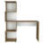 Writing Desk With Geometric Bookcase